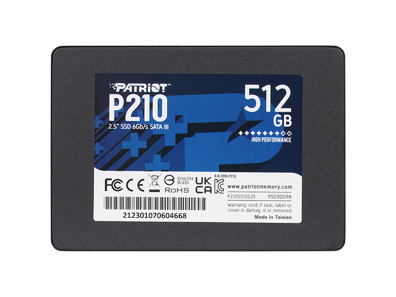 حافظه SSD پاتریوت مدل PATRIOT P210 512GB