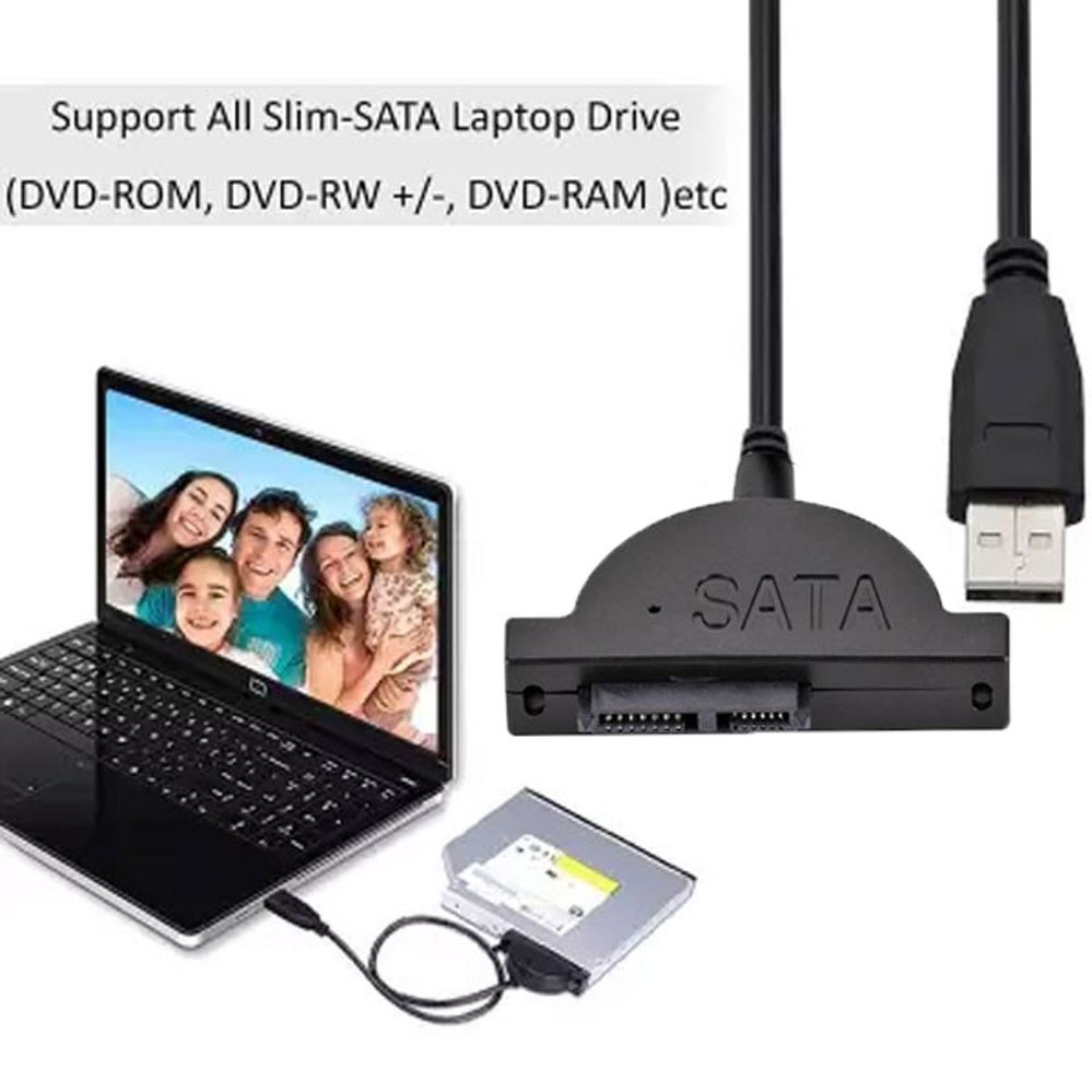 کابل تبدیل DVD-RW لپ تاپ به USB مدل D-NET